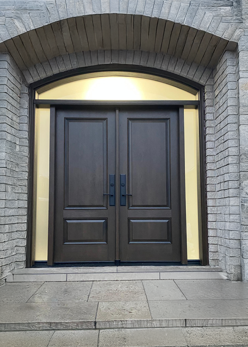 Classic Fibre Glass Door with 2 SL & Transom Classic Fibre Glass Door with 2 SL & Transom